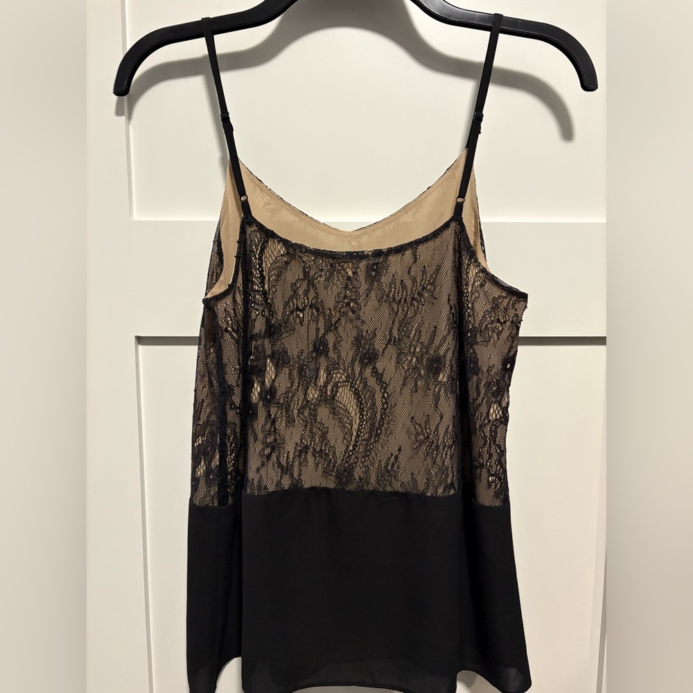 Ann Taylor Loft Black Lace Camisole Size XS Suiting - Picture 3 of 7